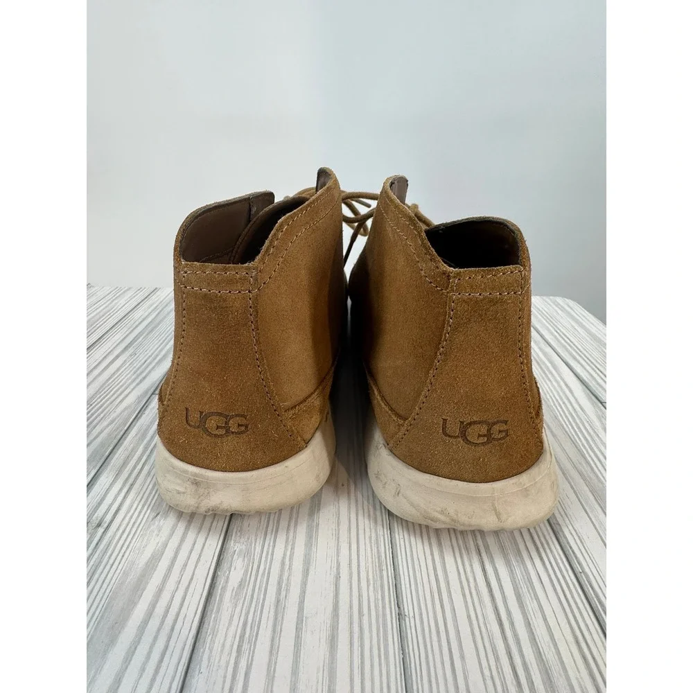 UGG Men's Dustin Suede‎ Chukka Boots Brown Lace Up Ankle Boots Size 11